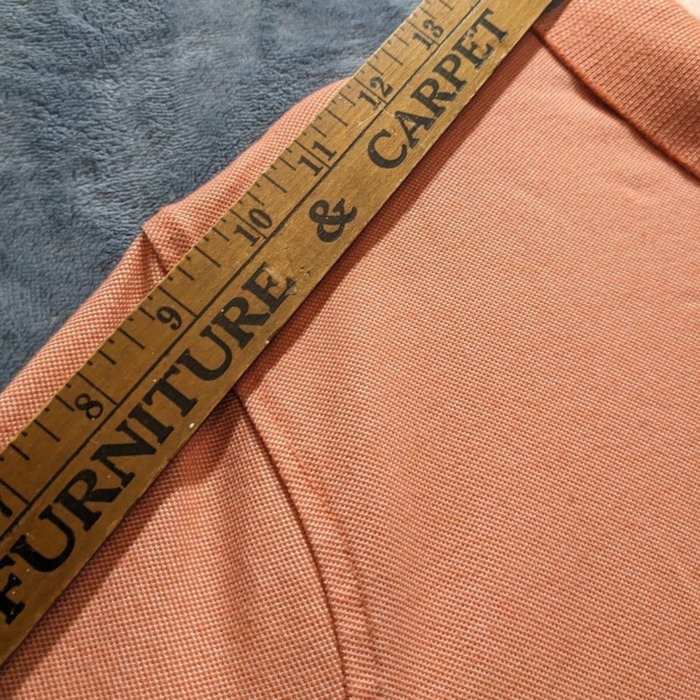 Member's Mark Mens Stretch Cotton Polo Shirt 2 Pack Black Coral Orange Large L - Picture 9 of 16